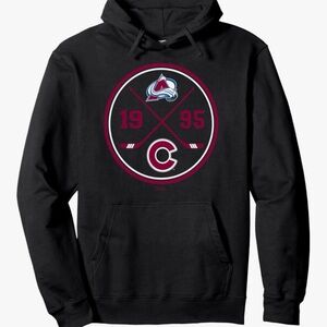 Colorado Avalanche Blue 84 NHL Licensed Black Hoodie
